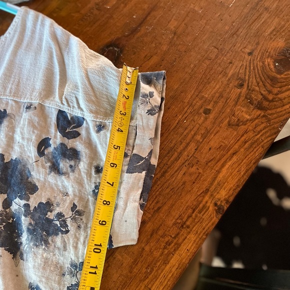 Linen floral top - Picture 5 of 6